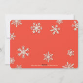 Vroege kerstfeestdag fotokaart feestdagenkaart (Achterkant)