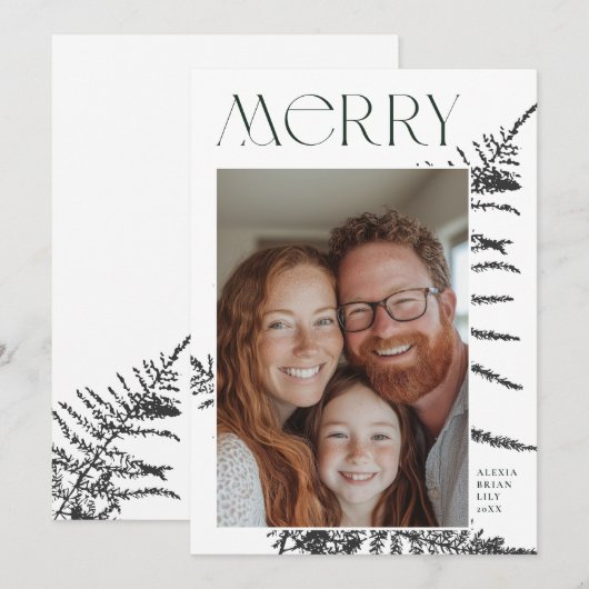 Vroege kerstfeestdag — Fotokaart Kaart (Voorkant / Achterkant)