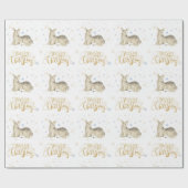 Vroege kerstfeestdag, gouden feestdag en feestdag cadeaupapier (Vlak)