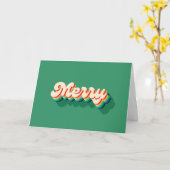 Vroege kerstfeestdag kaart (Gele Bloem)