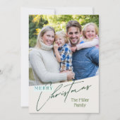 Vroege kerstfeestdag kaart (Voorkant)