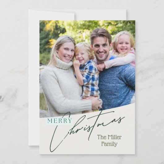 Vroege kerstfeestdag kaart (Voorkant)