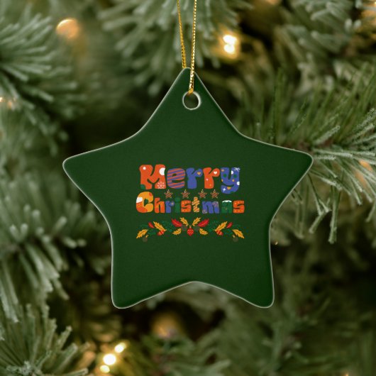 Vroege kerstfeestdag keramisch ornament (Boom)