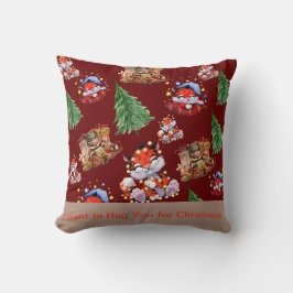 Vroege kerstfeestdag kussen