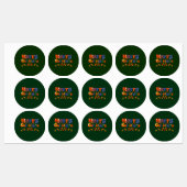 Vroege kerstfeestdag labels (Vel)