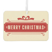 Vroege kerstfeestdag luchtverfrisser (Achterkant)