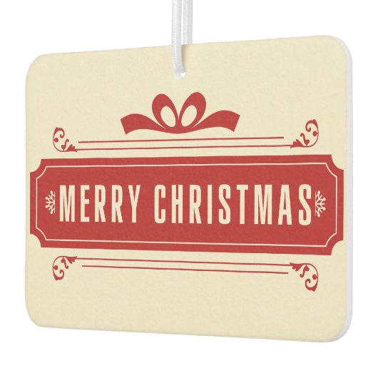 Vroege kerstfeestdag luchtverfrisser (Links)