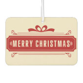 Vroege kerstfeestdag luchtverfrisser (Voorkant)