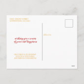 Vroege kerstfeestdag met gouden olievlek Foto Feestdagenkaart (Achterkant)