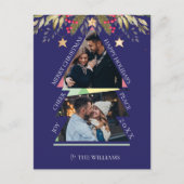 Vroege kerstfeestdag met meerdere foto's Kaart (Voorkant)