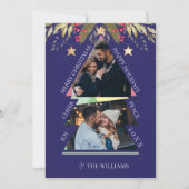 Vroege kerstfeestdag met meerdere foto's Kaart (Voorkant)