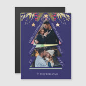 Vroege kerstfeestdag met meerdere foto's Kaart (Voorkant / Achterkant)