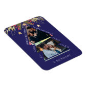 Vroege kerstfeestdag met meerdere foto's Kaart Magneet (Rechterzijde)