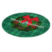 Vroege kerstfeestdag met poppetje Retro Snijplank (Hoek)