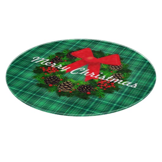 Vroege kerstfeestdag met poppetje Retro Snijplank (Hoek)