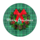 Vroege kerstfeestdag met poppetje Retro Snijplank (Voorkant)