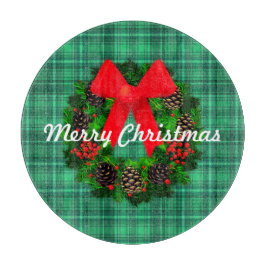 Vroege kerstfeestdag met poppetje Retro Snijplank