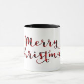 Vroege kerstfeestdag met rode buffels mok (Midden)