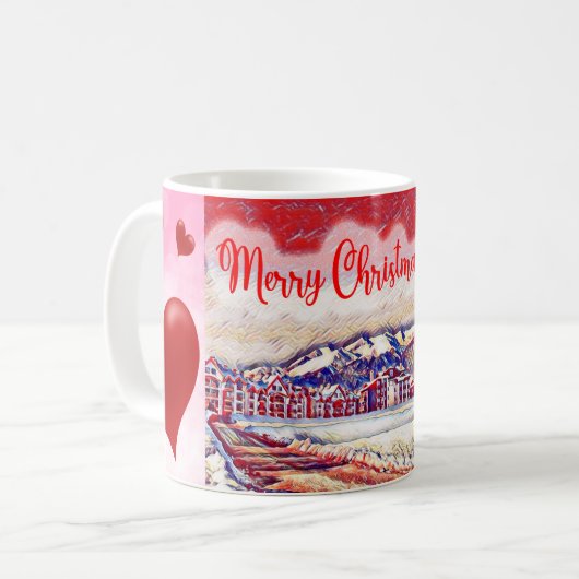 Vroege kerstfeestdag Mok (Voorkant links)