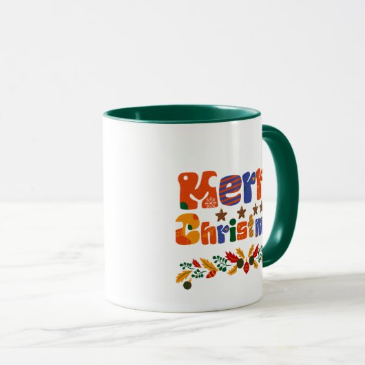 Vroege kerstfeestdag mok (Voorkant rechts)