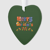 Vroege kerstfeestdag ornament (voorkant)