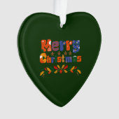 Vroege kerstfeestdag ornament (voorkant)