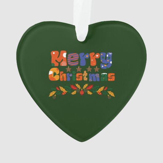 Vroege kerstfeestdag ornament (achterkant)