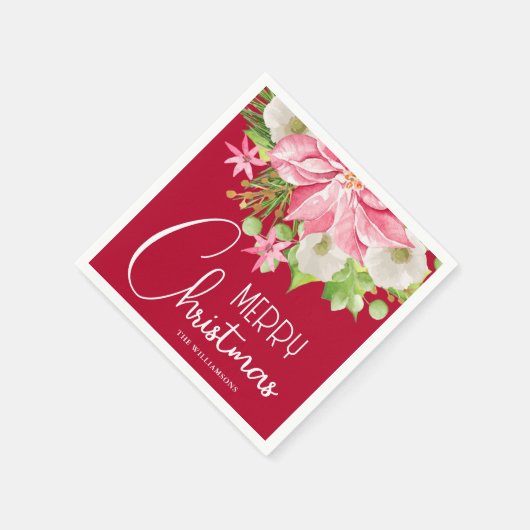 Vroege kerstfeestdag servet (Hoek)