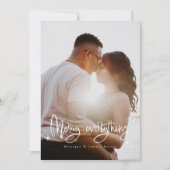 Vroege kerstfeestdag voor iedereen feestdagenkaart (Voorkant)