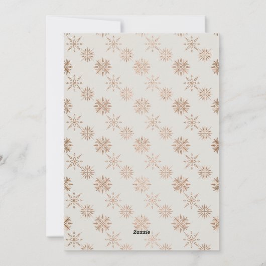 Vroege kerstfeestdag voor iedereen feestdagenkaart (Achterkant)