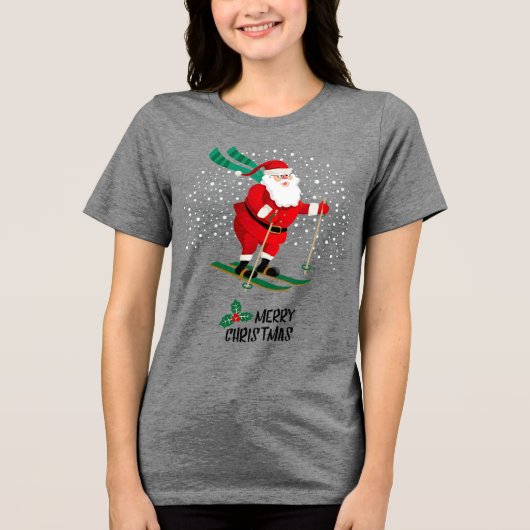 Vroege kerstfeestdagen — Feestdagen voor de kerstm Tri-Blend Shirt (Voorkant)
