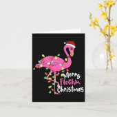 Vroege kerstfeestelijke feestdagen kaart (Gele Bloem)
