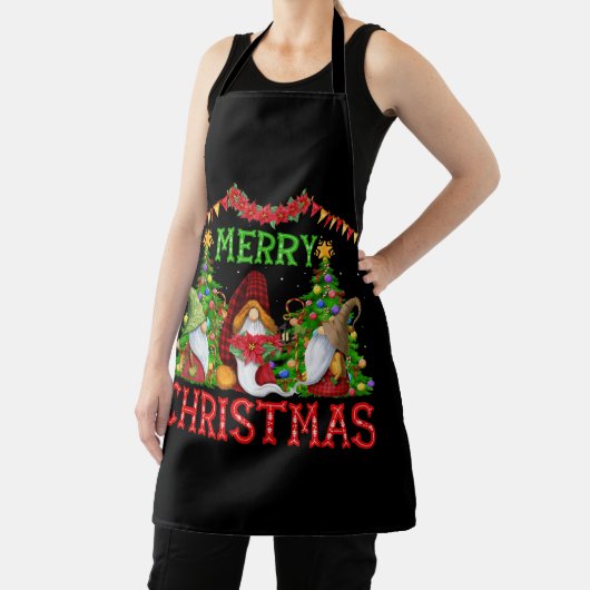 Vroege kerstfeestelijke feestdagen schort (Insitu)