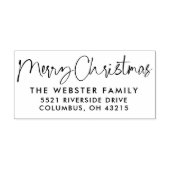 Vroege kerstfeestelijke feestelijke feestdag zelfinktende stempel (Design)