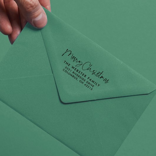 Vroege kerstfeestelijke feestelijke feestdag zelfinktende stempel