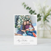 Vroege kerstfeestelijke fotominimalist - V Small (Staand voorkant)