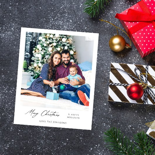 Vroege kerstfeestelijke fotominimalist - V Small