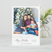 Vroege kerstfeestelijke fotominimalist - Verti (Staand voorkant)