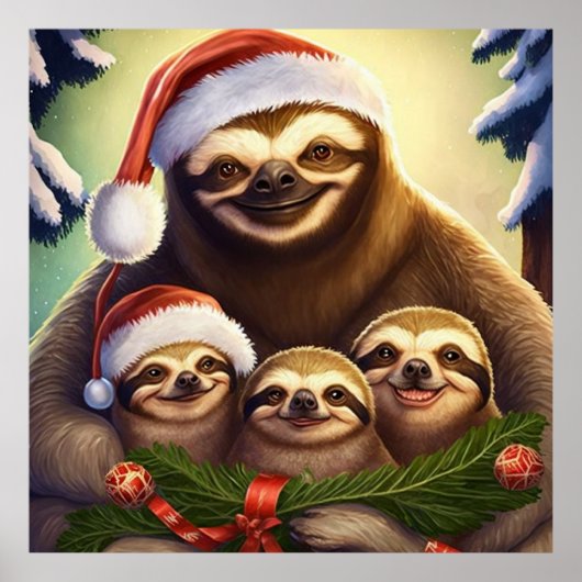 Vroege kerstfeestjes poster (Voorkant)