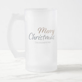 Vroege kerstfeestjes Silver en Gold Glitter - Aang Matglas Bierpul