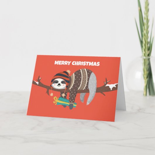 Vroege kerstfeestkaart feestdagen kaart (Voorkant)