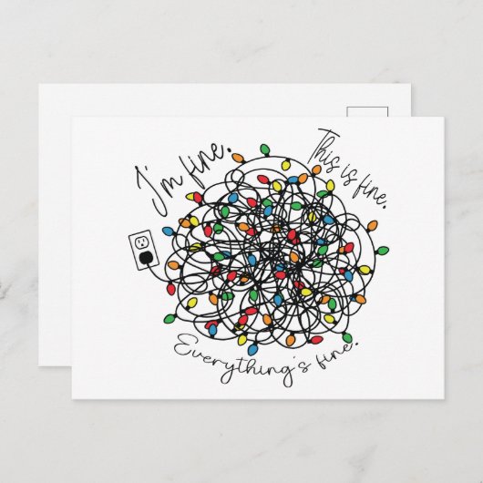 Vroege kerstfeestkaarten feestdagenkaart (Voorkant / Achterkant)