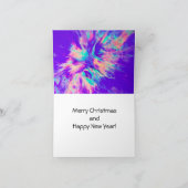 Vroege kerstflorescentiekaart kaart (Binnen)