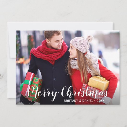 Vroege kerstfoto Kaart WSt (Voorkant)