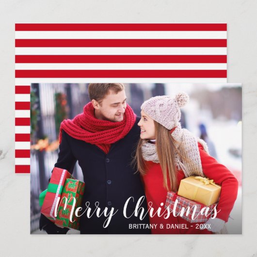 Vroege kerstfoto Kaart WSt (Voorkant / Achterkant)