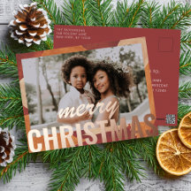 Vroege kerstfoto Moderne Abstracte Waterverf