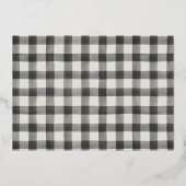 Vroege kerstfoto Reële Folie Folie Feestdagenkaart (Achterkant)