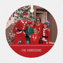 Vroege kerstfoto Rood op maat