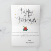 Vroege kerstfoto van Merry en Married Feestdagen Kaart (Binnen)