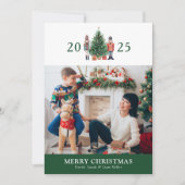 Vroege kerstfotofeestkaart feestdagenkaart (Voorkant)